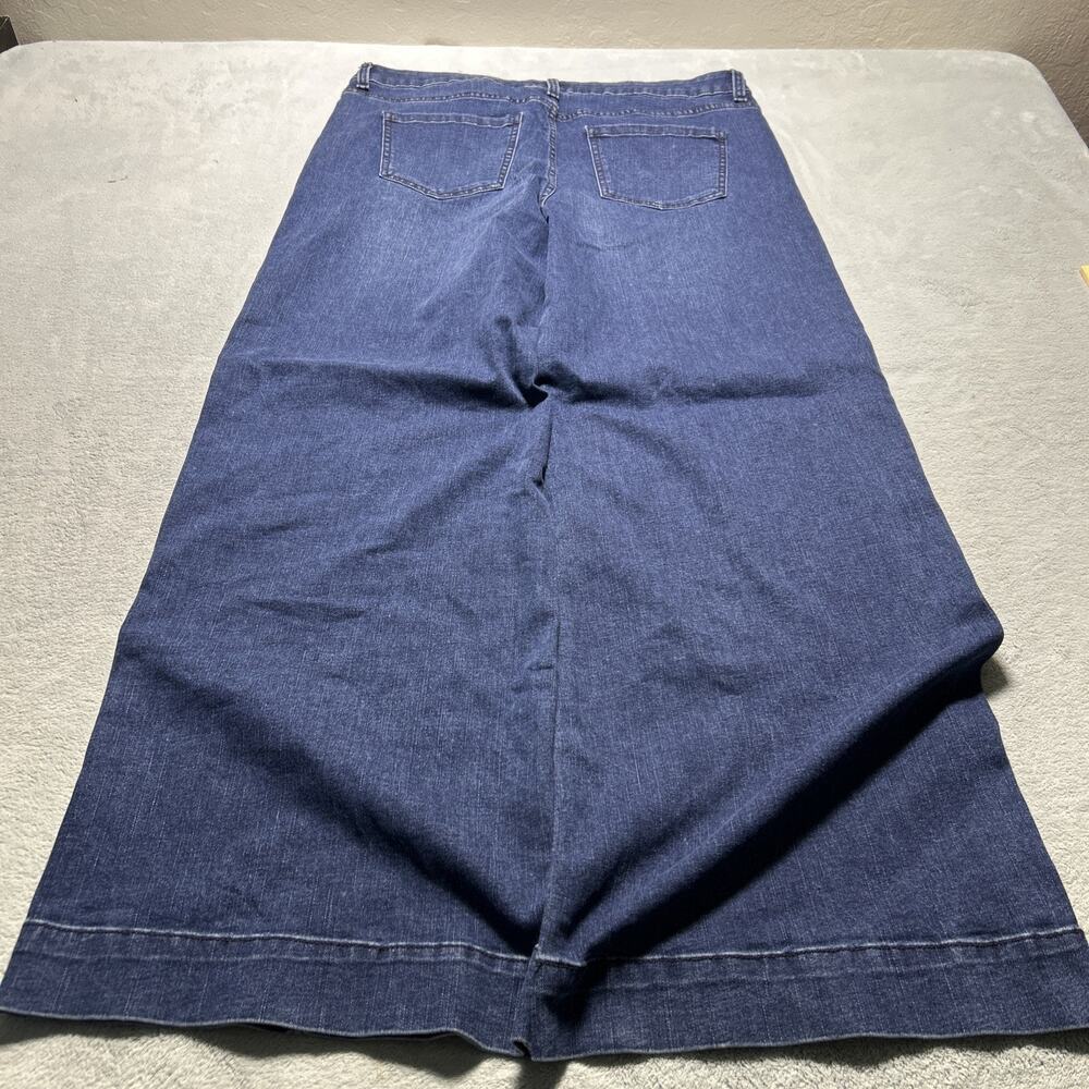 Y2k 2000s Beyond Baggy Jeans Women 14 36x30 Baggie Hamilton Loose Wide Leg Relax - Picture 2 of 12